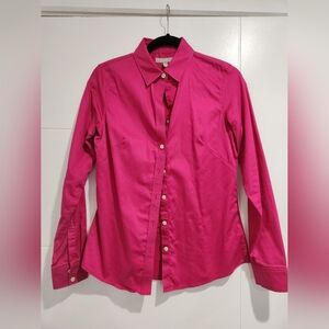 Banana Republic Fuchsia Button-Up Shirt
